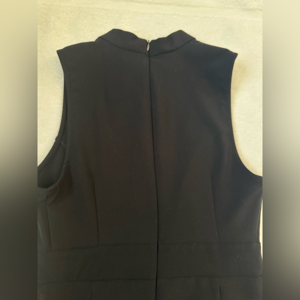Zara Zip-Front Dress Black Solid
Sleeveless Sheath Front Slit Stretch
Size M - Picture 10 of 15